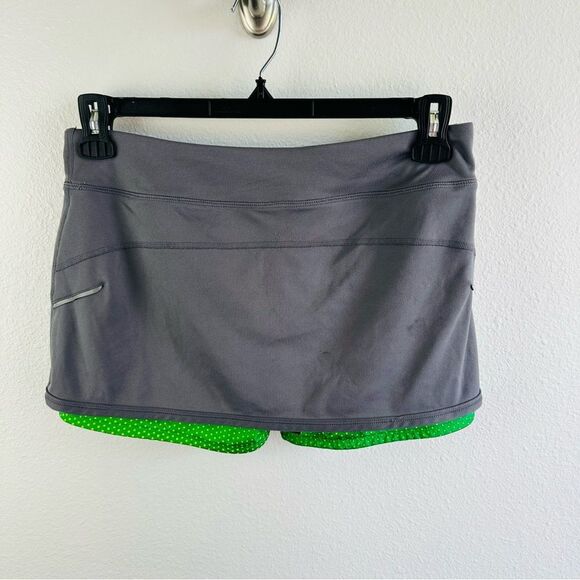 Under Armour Gray Green Athletic Skort Size M - Picture 1 of 4